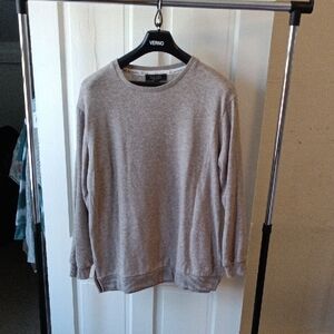 RACHEL Rachel Roy Light Gray Crewneck Sweater